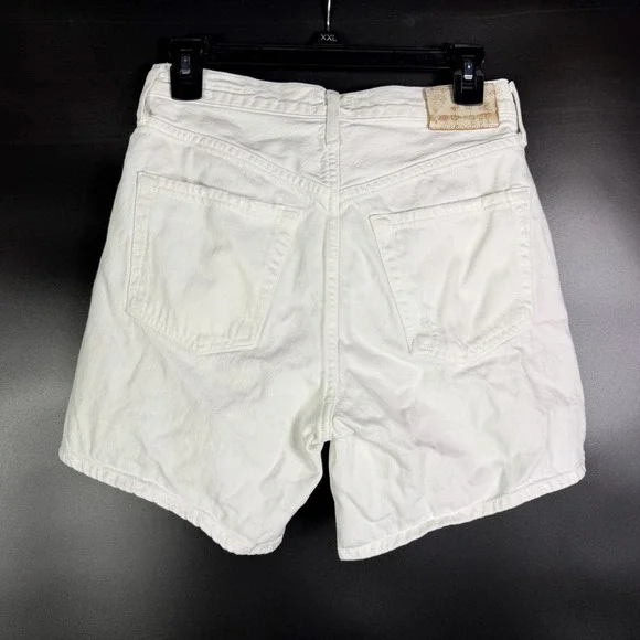 Citizens of Humanity Marlow Vintage Shorts White Denim Button Fly Women's Sz 26 - Picture 8 of 12